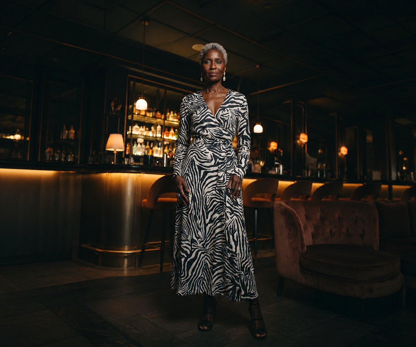 V-Neck Joi Maxi Dress