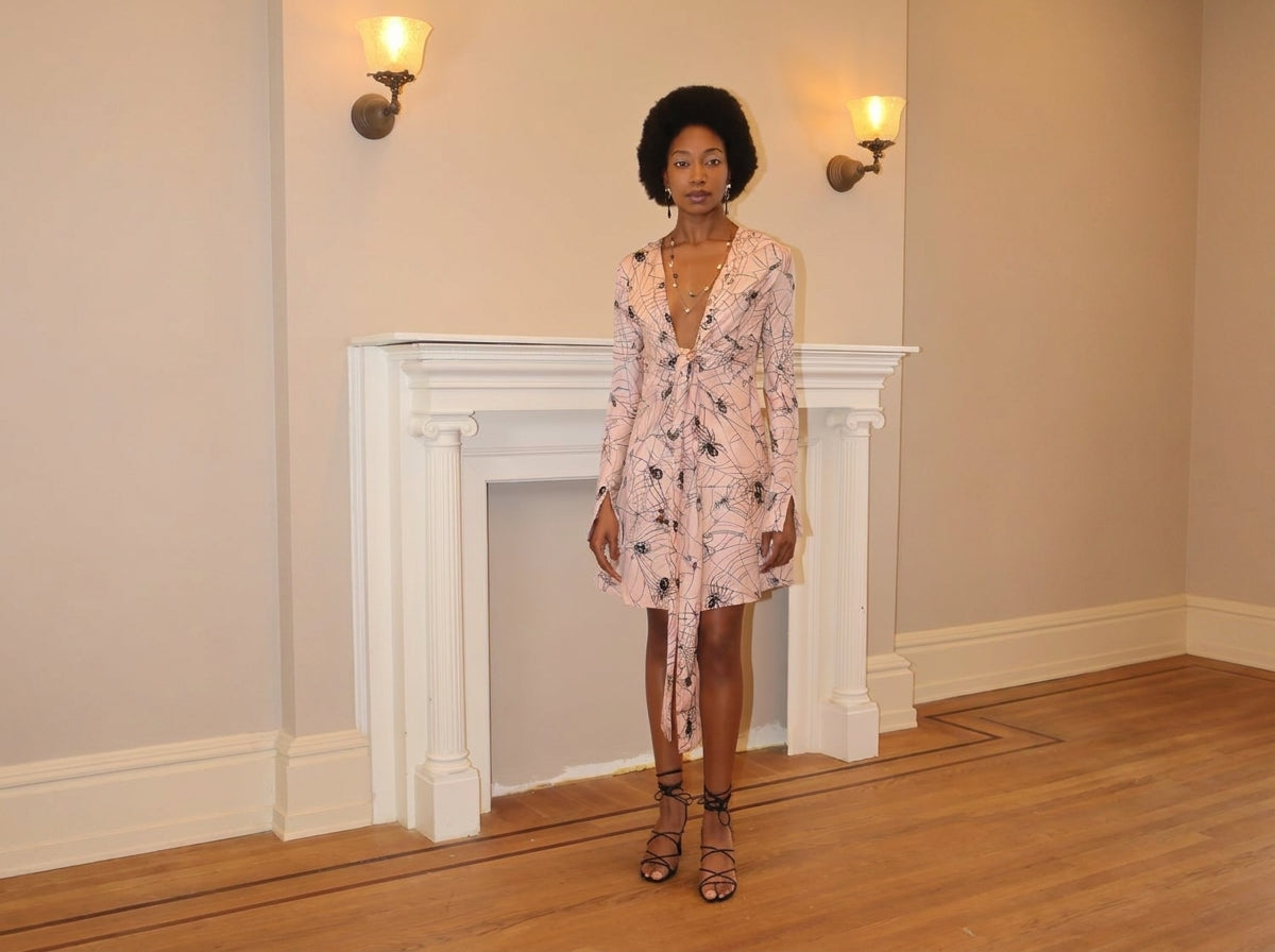 Mini Joi Dress - Spider Print