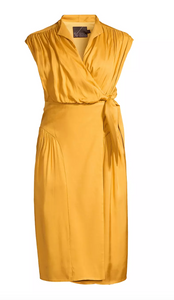Tammy Wrap Dress - Marigold