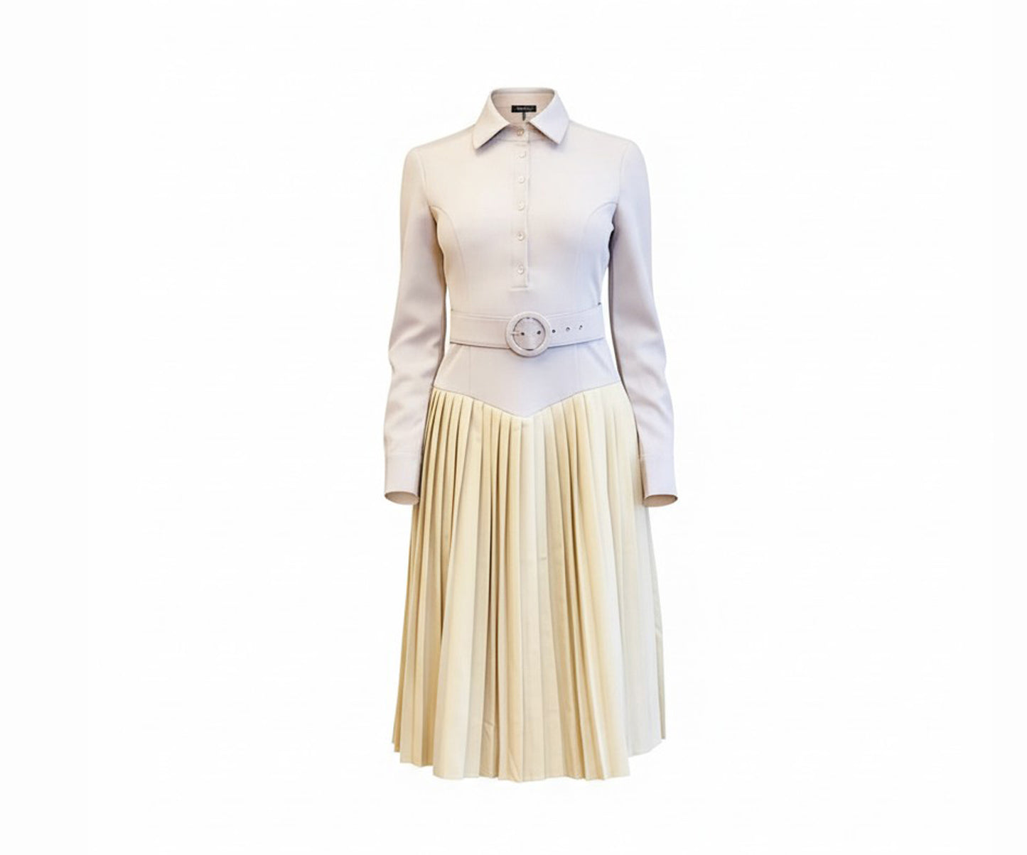 Pleated Placket Dress