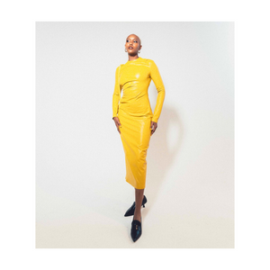 The Double Ruched Midi Dress