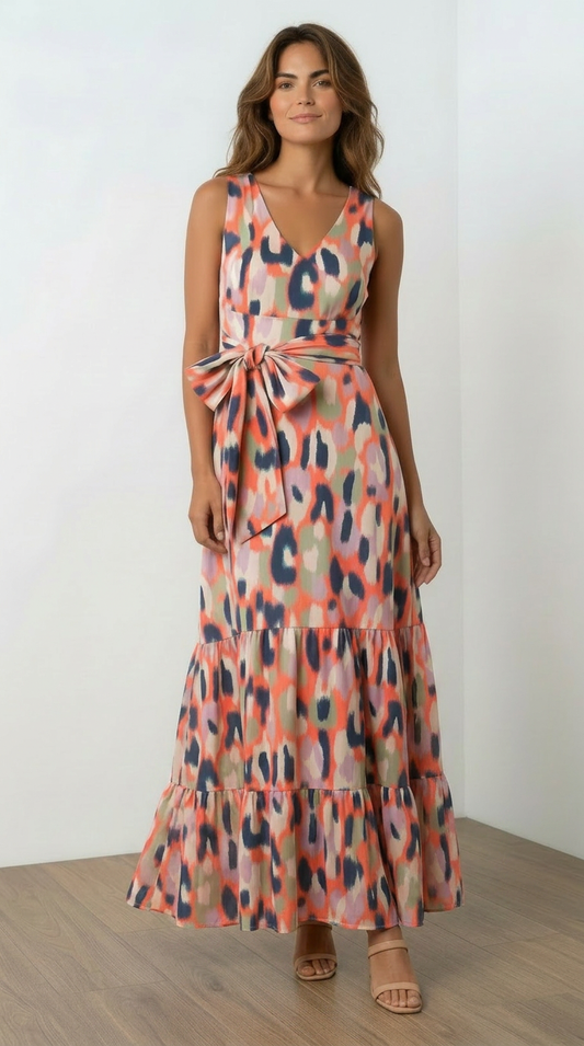 Maxi Wrap Dress - Bold Stokes - June Delivery
