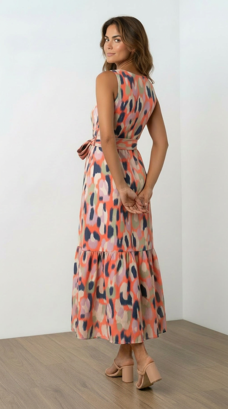 Maxi Wrap Dress - Bold Stokes - June Delivery