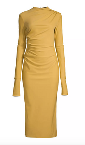 Double Ruched Dress - Marigold