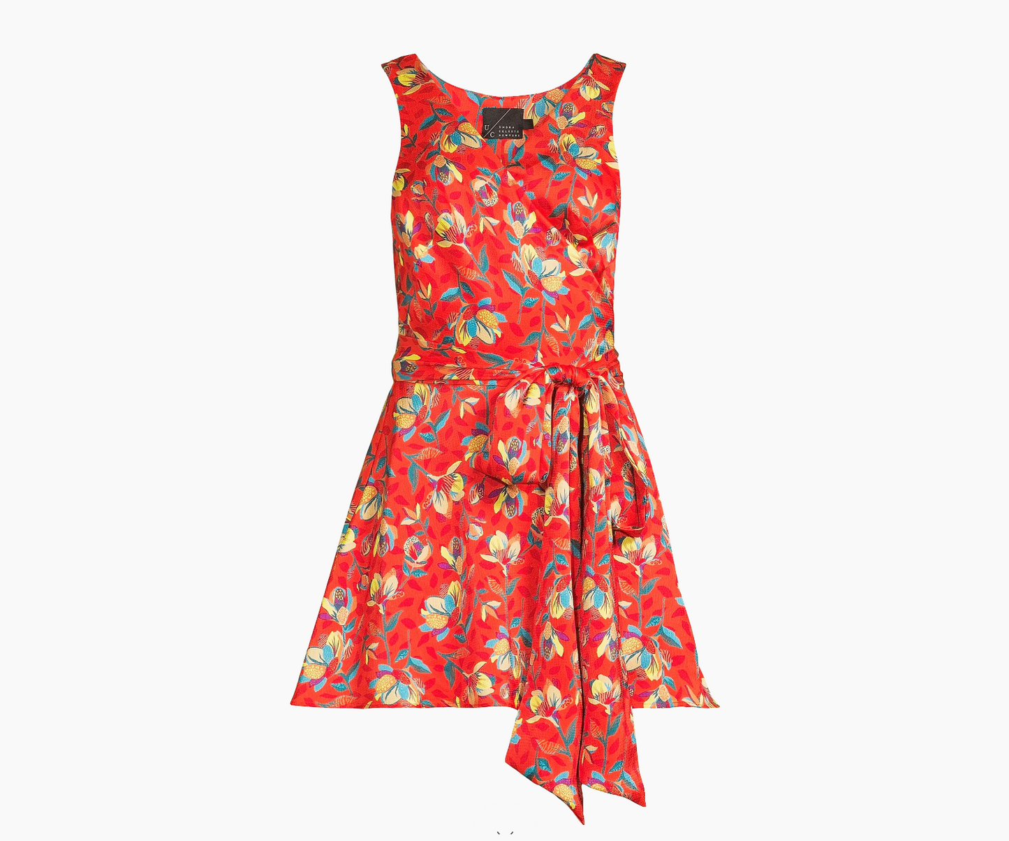 Mini Floral Wrap Dress