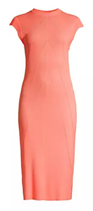 Light Knit Midi Dress - Peachy