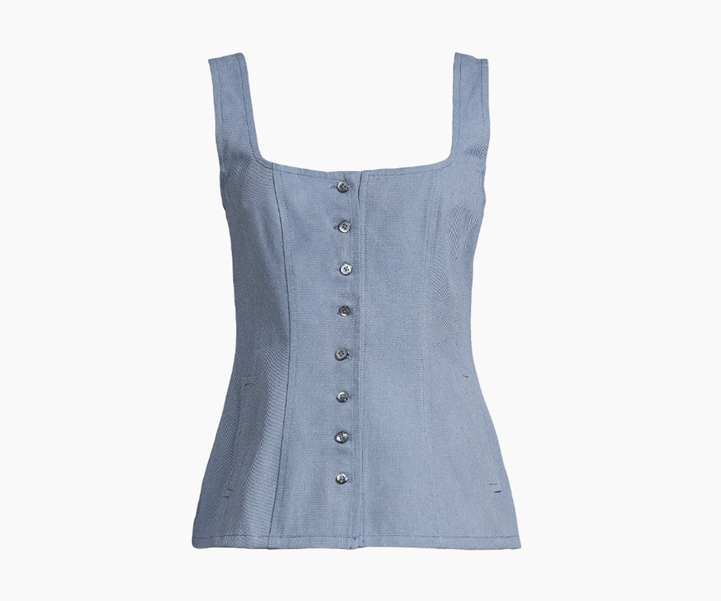 Seamed Corset Vest Top