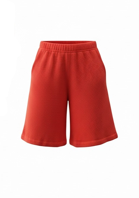 Beach Knit Shorts - Tangerine