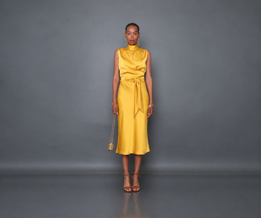 Sleeveless Joi Dress - Taxi
