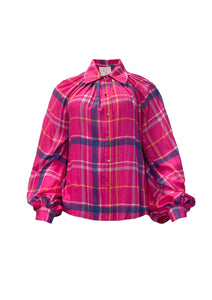 Pink plaid shirt
