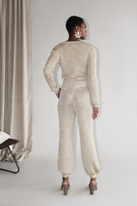 Gold Square Neck Top