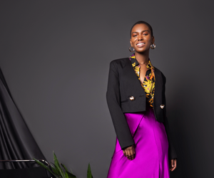 The Gabby Crop Jacket - Noir